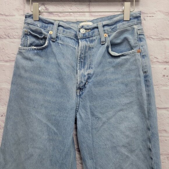 Citizens of Humanity Paloma Baggy Wide Leg Jeans Size 25 Chalice Blue High Rise - Picture 2 of 9